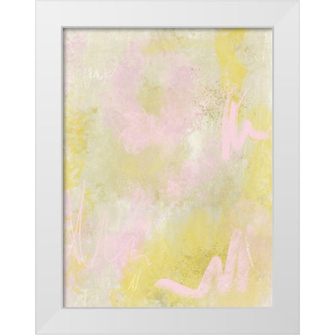 Lilys Laugh I White Modern Wood Framed Art Print by Sizemore, Natalie