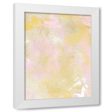 Lilys Laugh II White Modern Wood Framed Art Print by Sizemore, Natalie