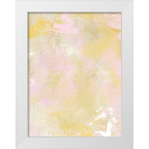 Lilys Laugh II White Modern Wood Framed Art Print by Sizemore, Natalie