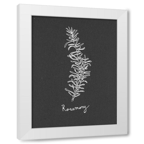 Scent Garden I White Modern Wood Framed Art Print by Sizemore, Natalie