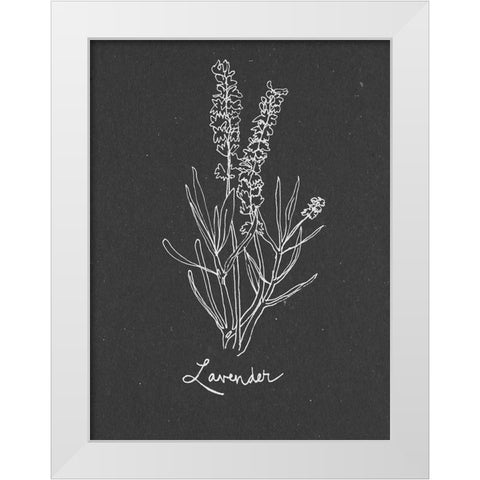 Scent Garden II White Modern Wood Framed Art Print by Sizemore, Natalie