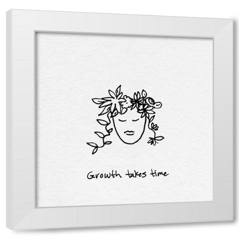 Tend to Yourself II White Modern Wood Framed Art Print by Sizemore, Natalie