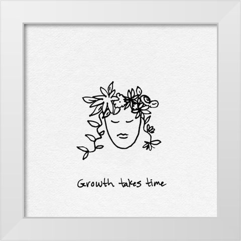 Tend to Yourself II White Modern Wood Framed Art Print by Sizemore, Natalie