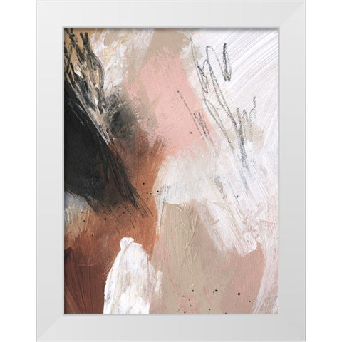 Unbleached Neutrals I White Modern Wood Framed Art Print by Parker, Jennifer Paxton