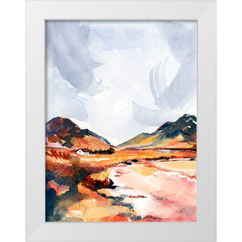 Chromatic Landscapes II White Modern Wood Framed Art Print by Parker, Jennifer Paxton