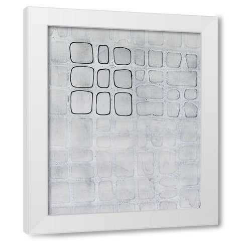 Lumen Colour I White Modern Wood Framed Art Print by Lam, Vanna