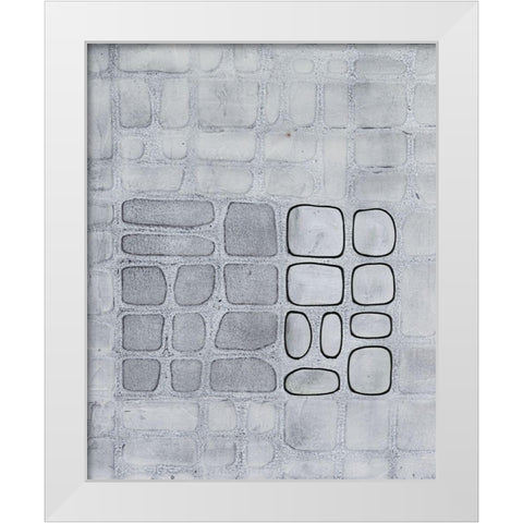 Lumen Colour II White Modern Wood Framed Art Print by Lam, Vanna