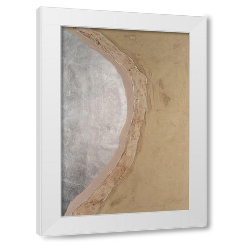 Silver Lake I White Modern Wood Framed Art Print by Willett, Michael