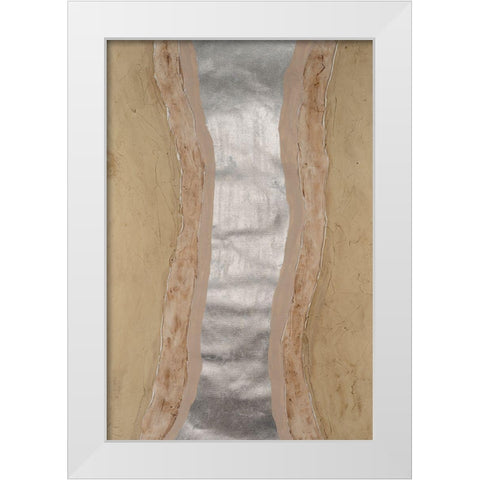 Silver Lake II White Modern Wood Framed Art Print by Willett, Michael