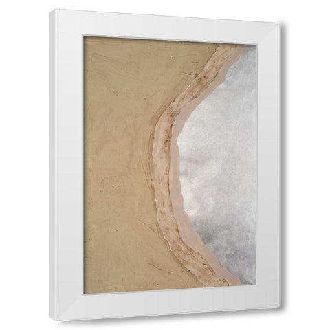 Silver Lake III White Modern Wood Framed Art Print by Willett, Michael