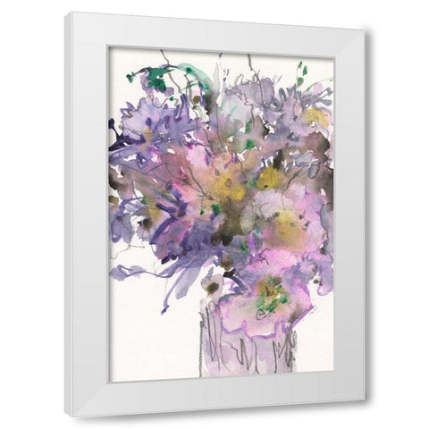 All that Glitters I White Modern Wood Framed Art Print by Dixon, Samuel