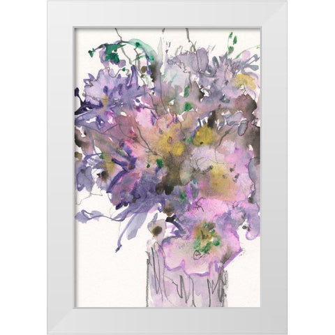 All that Glitters I White Modern Wood Framed Art Print by Dixon, Samuel