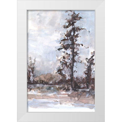 Vintage Tree Moment II White Modern Wood Framed Art Print by Dixon, Samuel