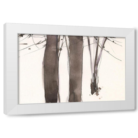 Under the Winter Tree II White Modern Wood Framed Art Print by Dixon, Samuel