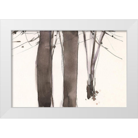 Under the Winter Tree II White Modern Wood Framed Art Print by Dixon, Samuel