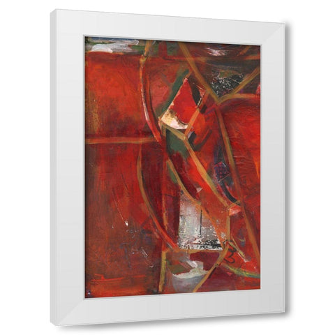 City Life II White Modern Wood Framed Art Print by Combs, Joyce