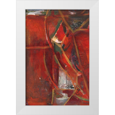 City Life II White Modern Wood Framed Art Print by Combs, Joyce