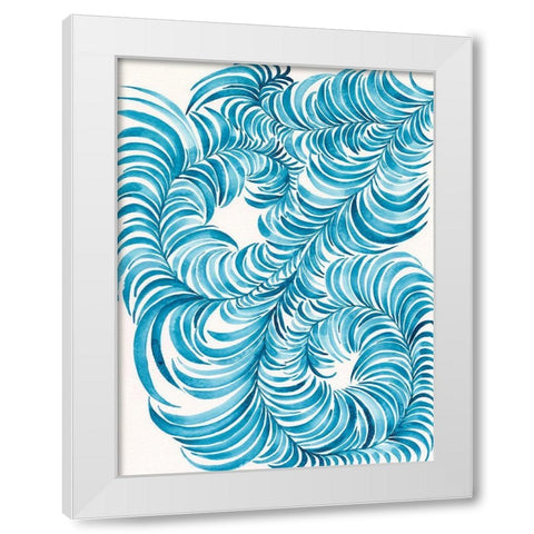 Quiet Harmony I White Modern Wood Framed Art Print by Moore, Regina