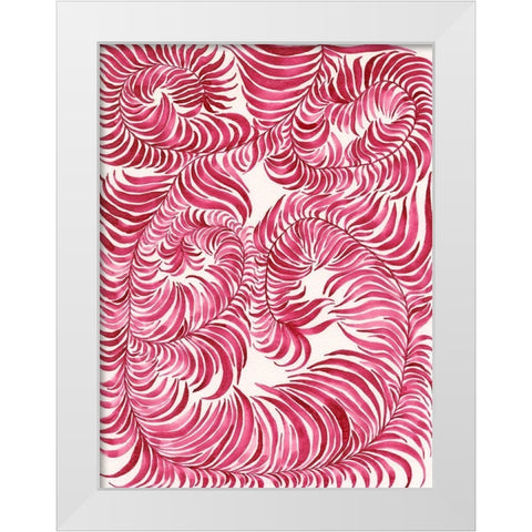 Quiet Harmony II White Modern Wood Framed Art Print by Moore, Regina