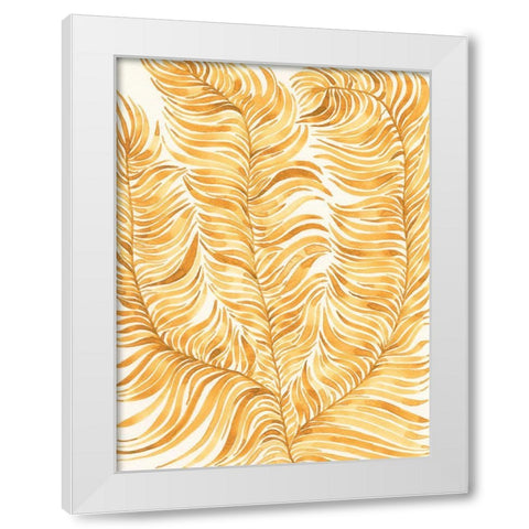 Quiet Harmony IV White Modern Wood Framed Art Print by Moore, Regina
