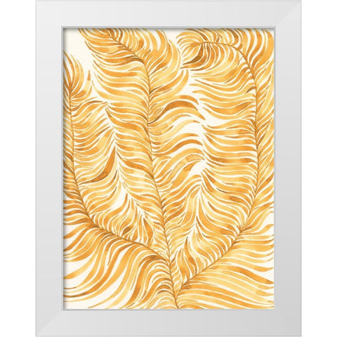 Quiet Harmony IV White Modern Wood Framed Art Print by Moore, Regina
