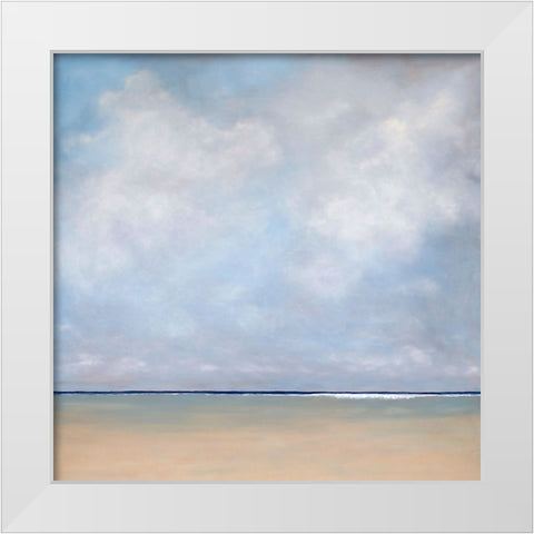 Quiet Hope White Modern Wood Framed Art Print by Andersen, Catherine