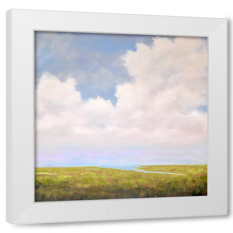 Summer Day White Modern Wood Framed Art Print by Andersen, Catherine