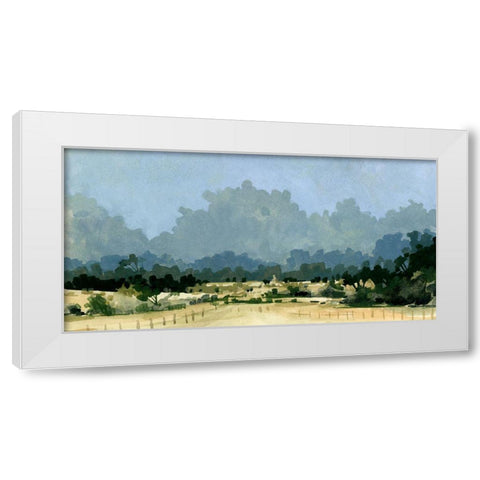 Wild Farmland I White Modern Wood Framed Art Print by Caroline, Emma
