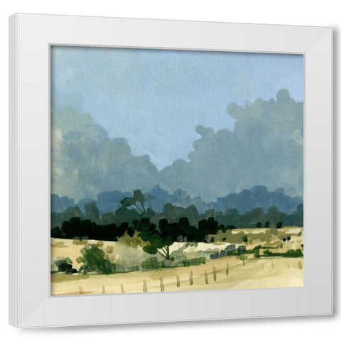 Wild Farmland II White Modern Wood Framed Art Print by Caroline, Emma