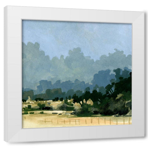 Wild Farmland III White Modern Wood Framed Art Print by Caroline, Emma