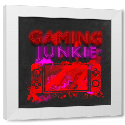 Control Freak I White Modern Wood Framed Art Print by Parker, Jennifer Paxton