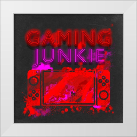 Control Freak I White Modern Wood Framed Art Print by Parker, Jennifer Paxton