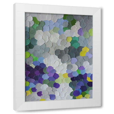 A Garden in Provence White Modern Wood Framed Art Print by Good, Coco