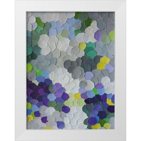 A Garden in Provence White Modern Wood Framed Art Print by Good, Coco