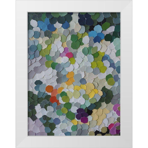 Canne Garden White Modern Wood Framed Art Print by Good, Coco