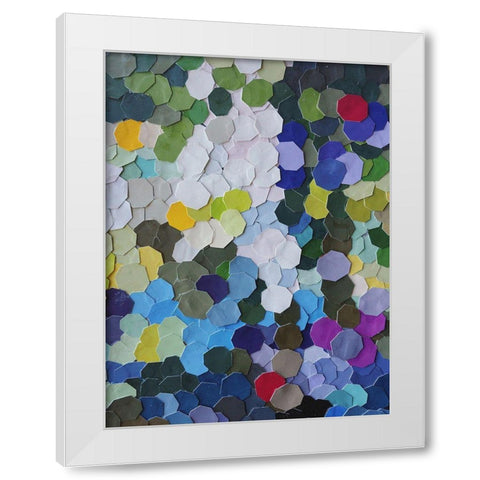 Doris Duke Garden White Modern Wood Framed Art Print by Good, Coco