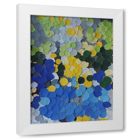 Lake Como Garden White Modern Wood Framed Art Print by Good, Coco
