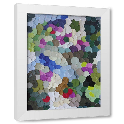 Monaco Hill Garden White Modern Wood Framed Art Print by Good, Coco