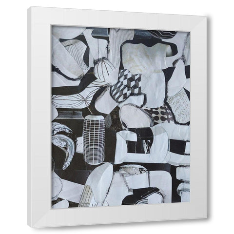 Beverlywood City Forms White Modern Wood Framed Art Print by Good, Coco