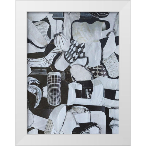 Beverlywood City Forms White Modern Wood Framed Art Print by Good, Coco