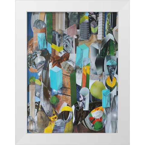 Puerto Vallarta White Modern Wood Framed Art Print by Good, Coco