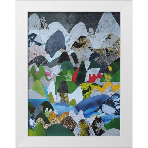 High Sierras White Modern Wood Framed Art Print by Good, Coco