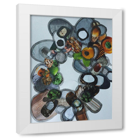 Amelia Island Stones White Modern Wood Framed Art Print by Good, Coco
