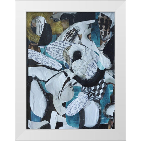 Hawaiian Beach Glass White Modern Wood Framed Art Print by Good, Coco