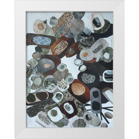 Nile River Boats White Modern Wood Framed Art Print by Good, Coco