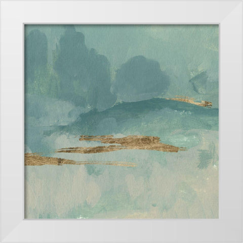 Beryl Hills I White Modern Wood Framed Art Print by Green, Jacob