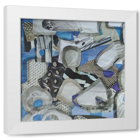 Mediterranean Port II White Modern Wood Framed Art Print by Good, Coco