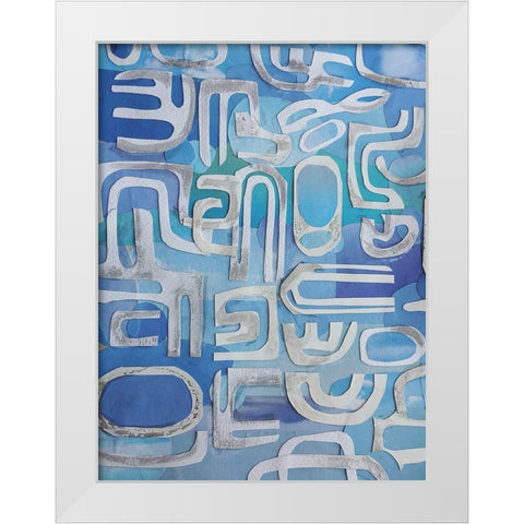 Siesta Key White Modern Wood Framed Art Print by Good, Coco