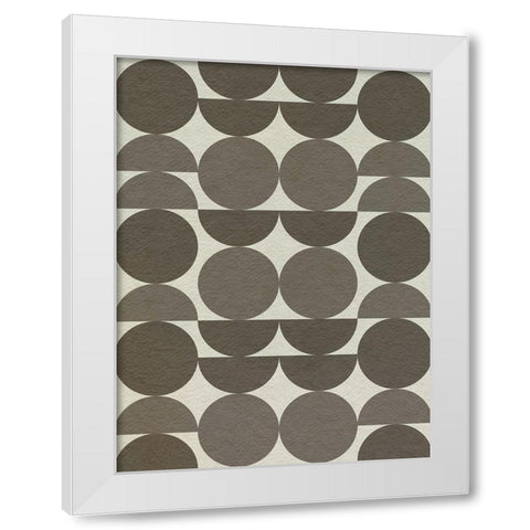 Neutral Subtle Shift I White Modern Wood Framed Art Print by Caroline, Emma