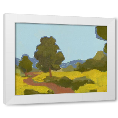 Bright Park I White Modern Wood Framed Art Print by Green, Jacob